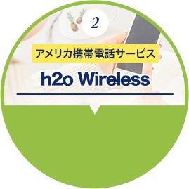 アメリカ携帯電話サービス　h2o Wireless